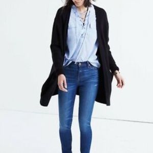 MADEWELL MERINO WOOL ALPACA LONG CARDIGAN sz Small